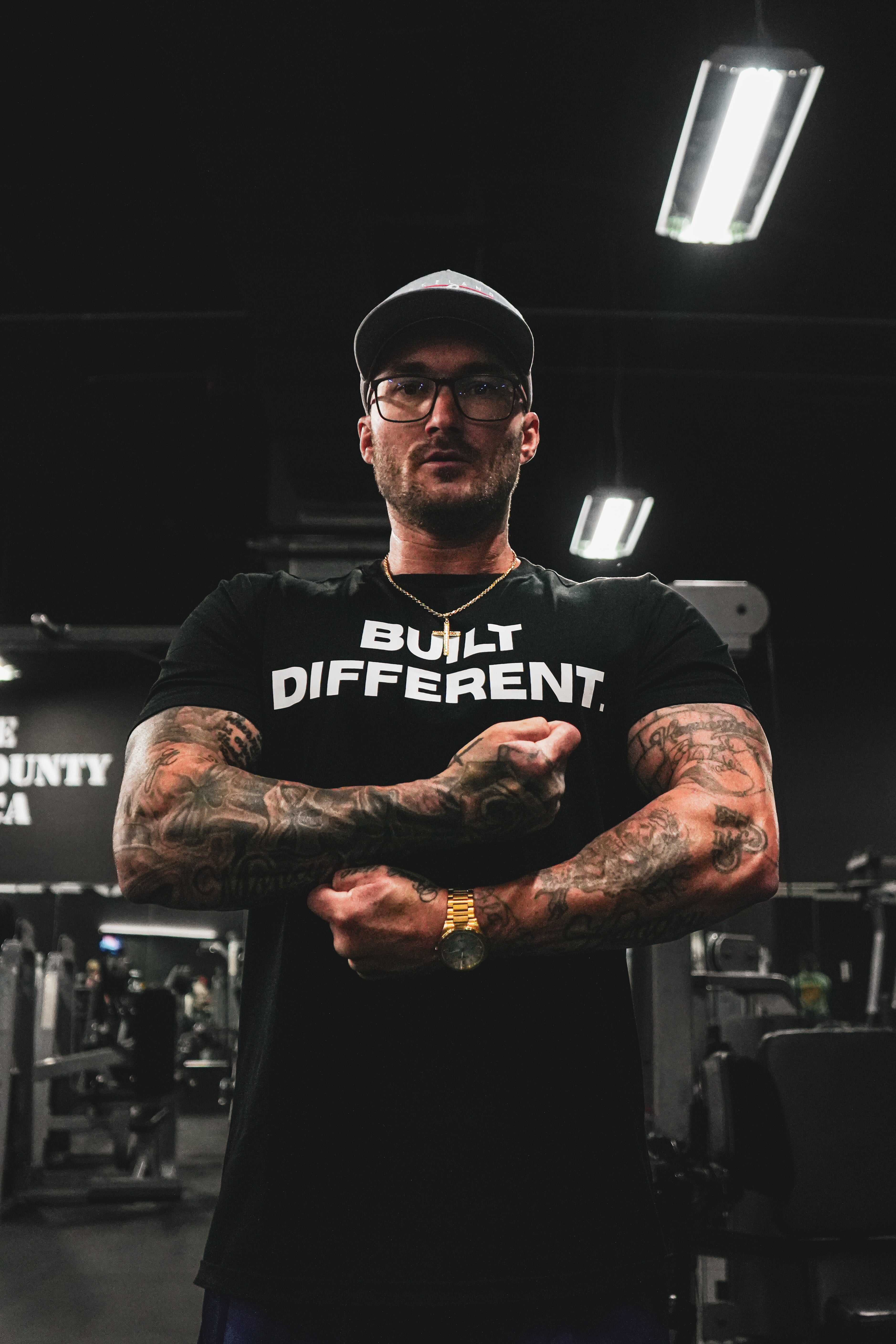 Premium Mens workout clothes for Men. Quality Motivational lifting shirts.