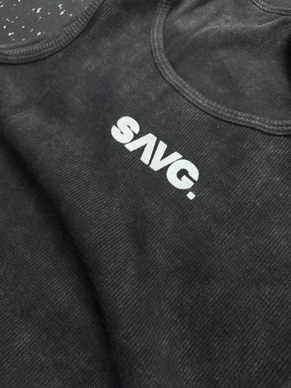 Legacy Muscle Tank- Black Ribbed - SAVG AthleticsSAVG Athletics