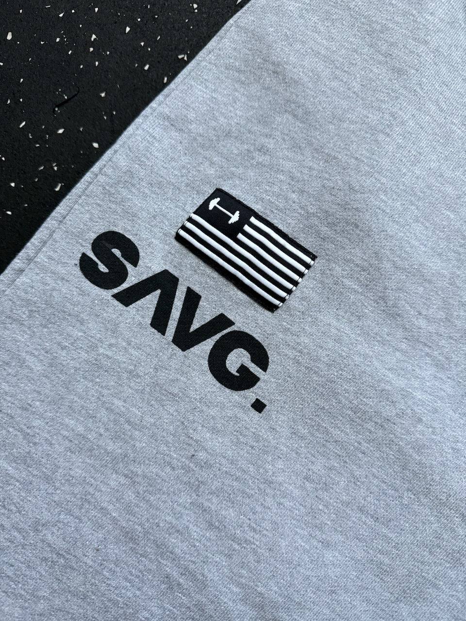 Outlier Sweatpants - SAVG AthleticsSRSSAVG Athletics. American Barbell Logo. Mens workout clothes.