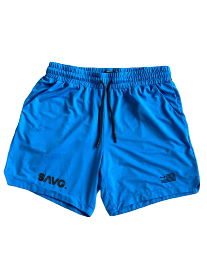 Blue Crusher Shorts Front 