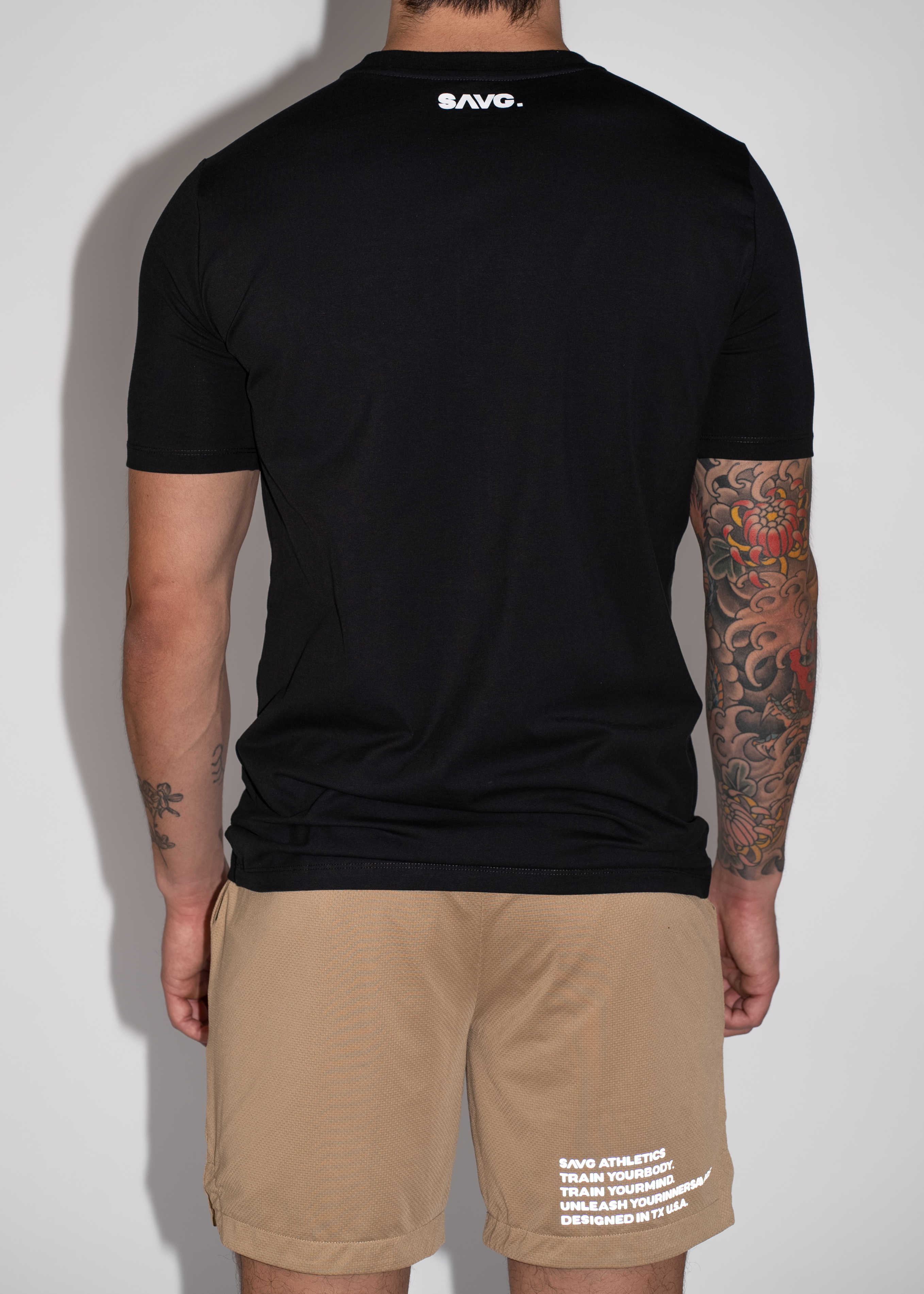 Built Different Black T Shirt Back