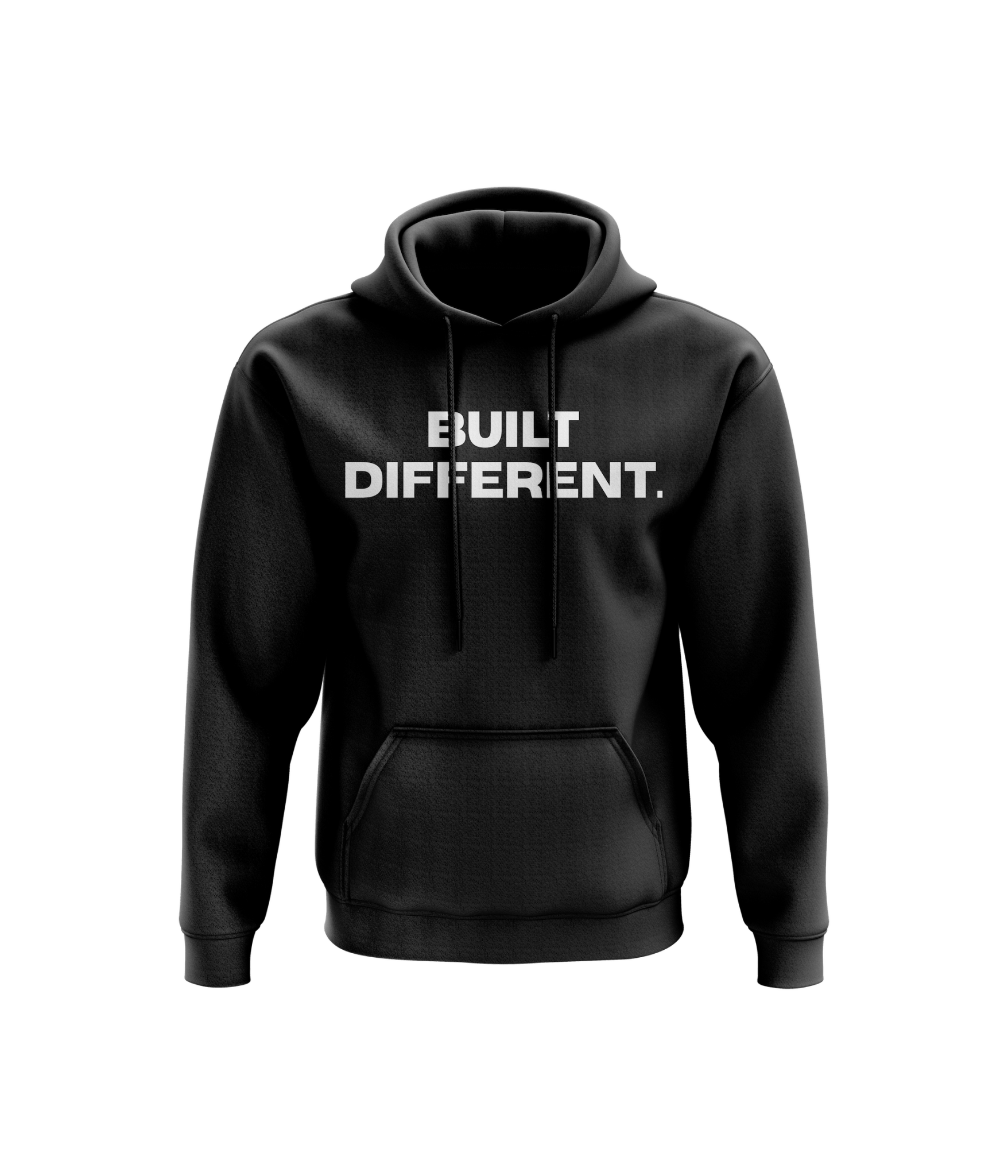 BUILT DIFFERENT HOODIE. - BLACK - SAVG AthleticsBDHB01