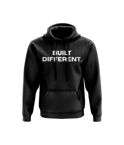 BUILT DIFFERENT HOODIE. - BLACK - SAVG AthleticsBDHB01