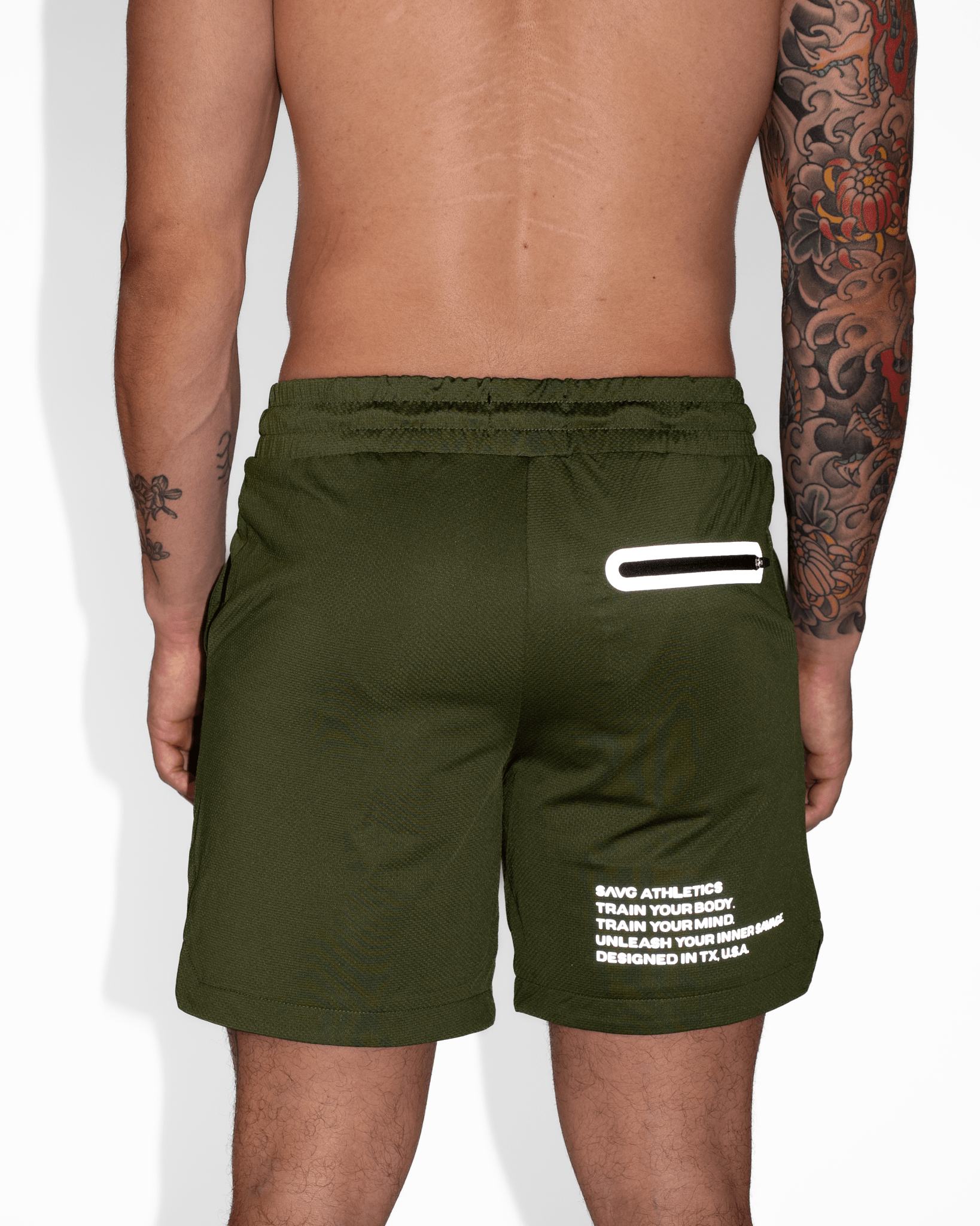 Crusher Shorts - Army Green - SAVG AthleticsSTSG01