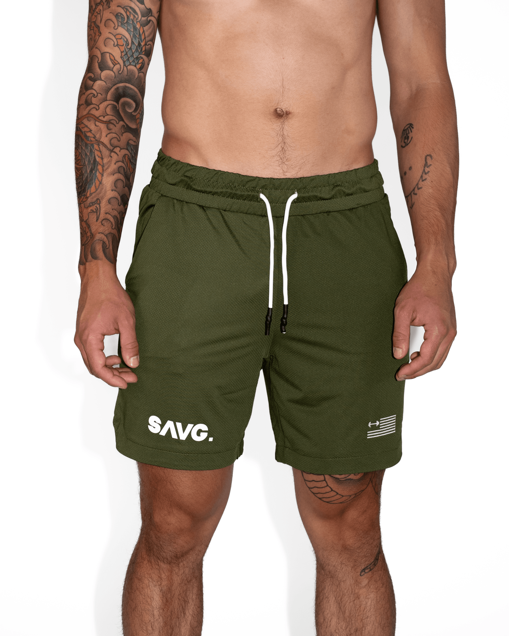 Crusher Shorts - Army Green - SAVG AthleticsSTSG01