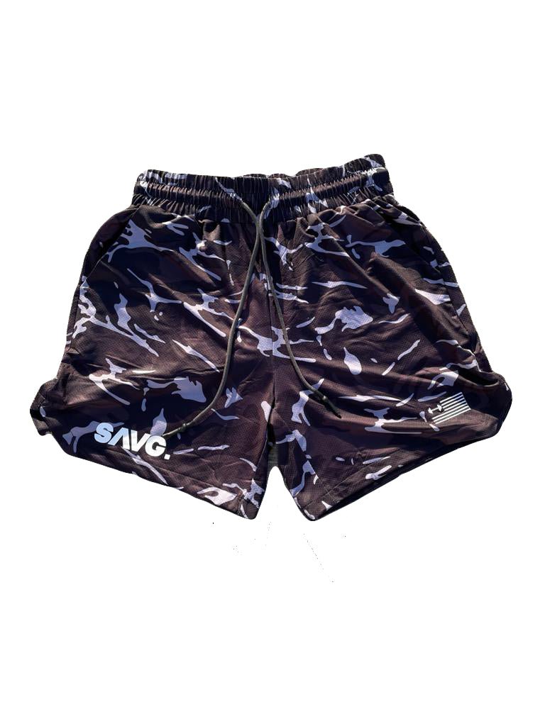 Crusher Shorts - Black Camo - SAVG AthleticsSTSBC01