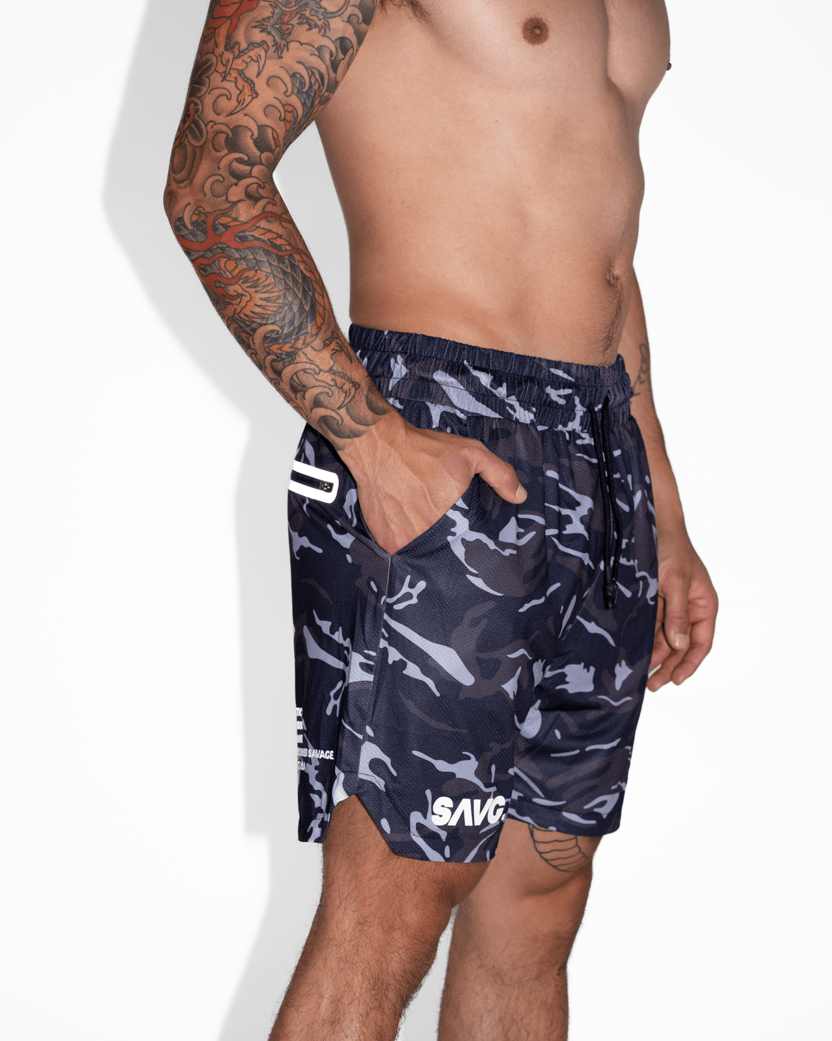 Crusher Shorts - Black Camo SAVG Athletics Crusher Shorts - Black Camo SAVG Athletics