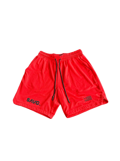 Crusher Shorts - Red - SAVG AthleticsSTSR01