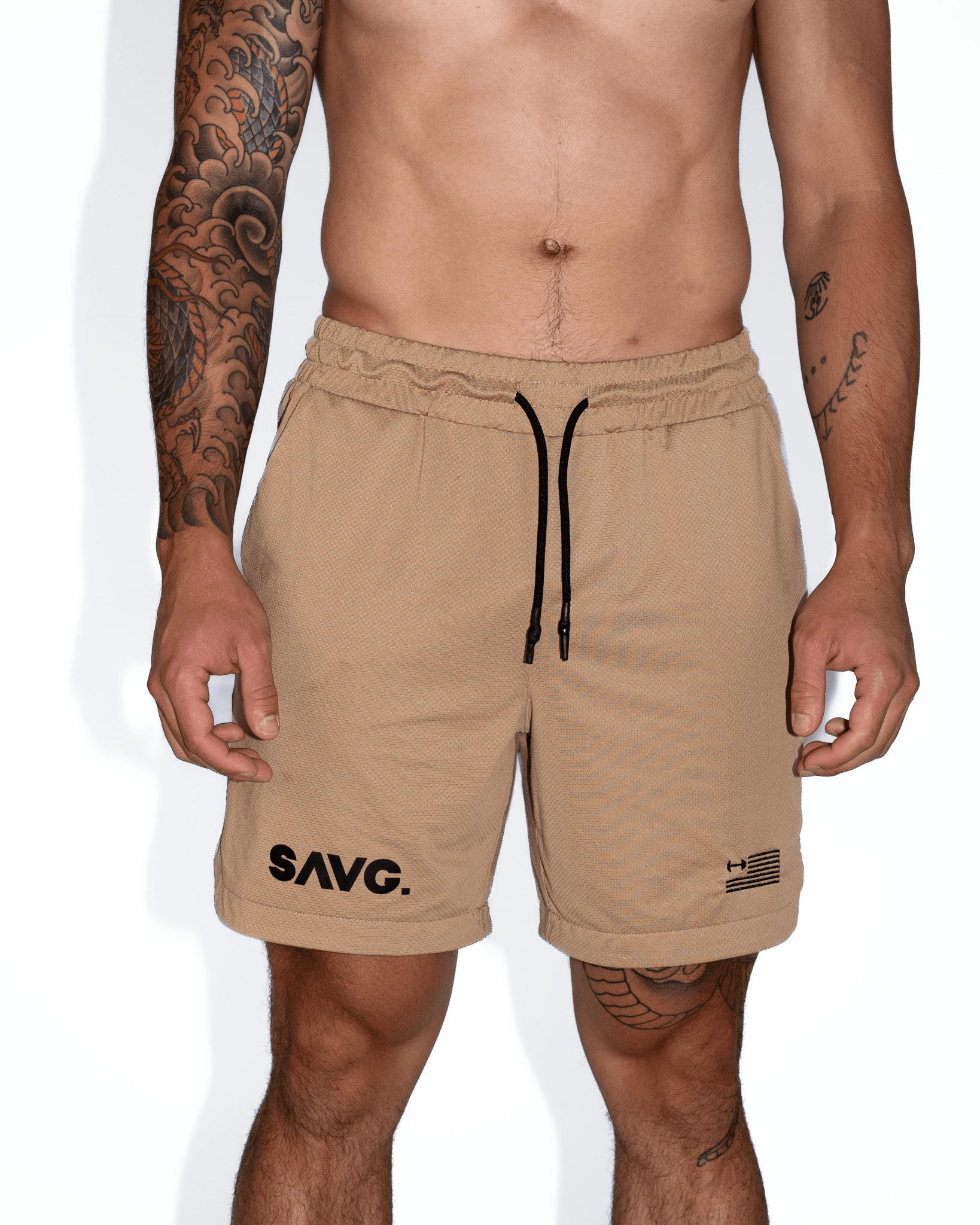 Crusher Shorts - Sand - SAVG AthleticsSTSS01