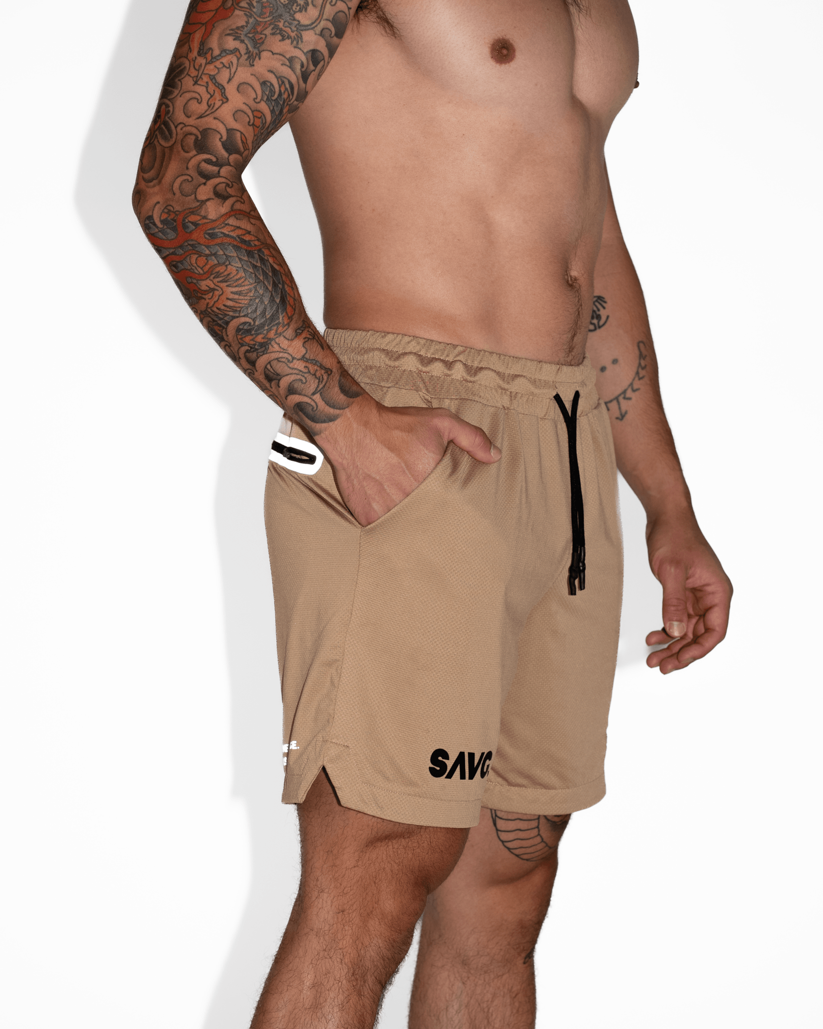 Crusher Shorts - Sand - SAVG AthleticsSTSS01