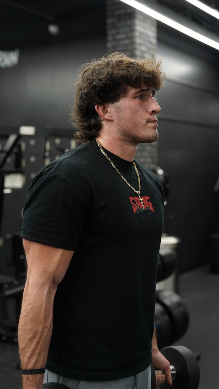 Oversized T-Shirt Boxing Club. Quality mens workout t-shirt and clothes. Sport t-shirts for men.