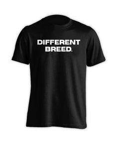DIFFERENT BREED TEE. - BLACK