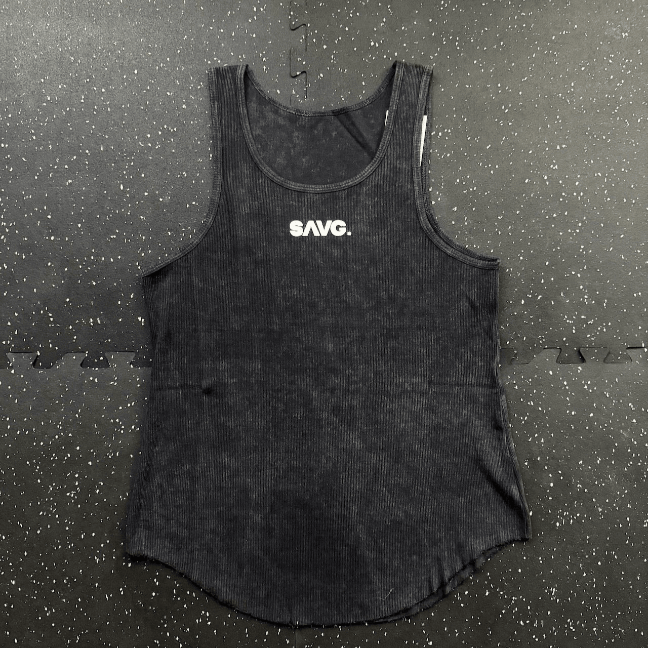 Legacy Muscle Tank- Black Ribbed - SAVG AthleticsSAVG Athletics