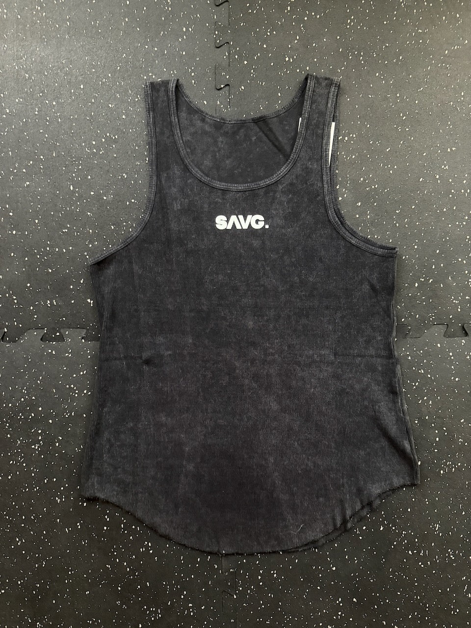 Legacy Muscle Tank - Black Ribbed - SAVG AthleticsSAVG Athletics