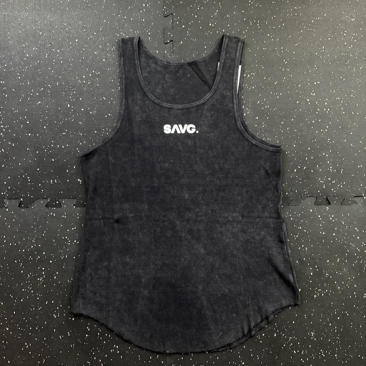 Legacy Muscle Tank - Black Ribbed - SAVG AthleticsSAVG Athletics