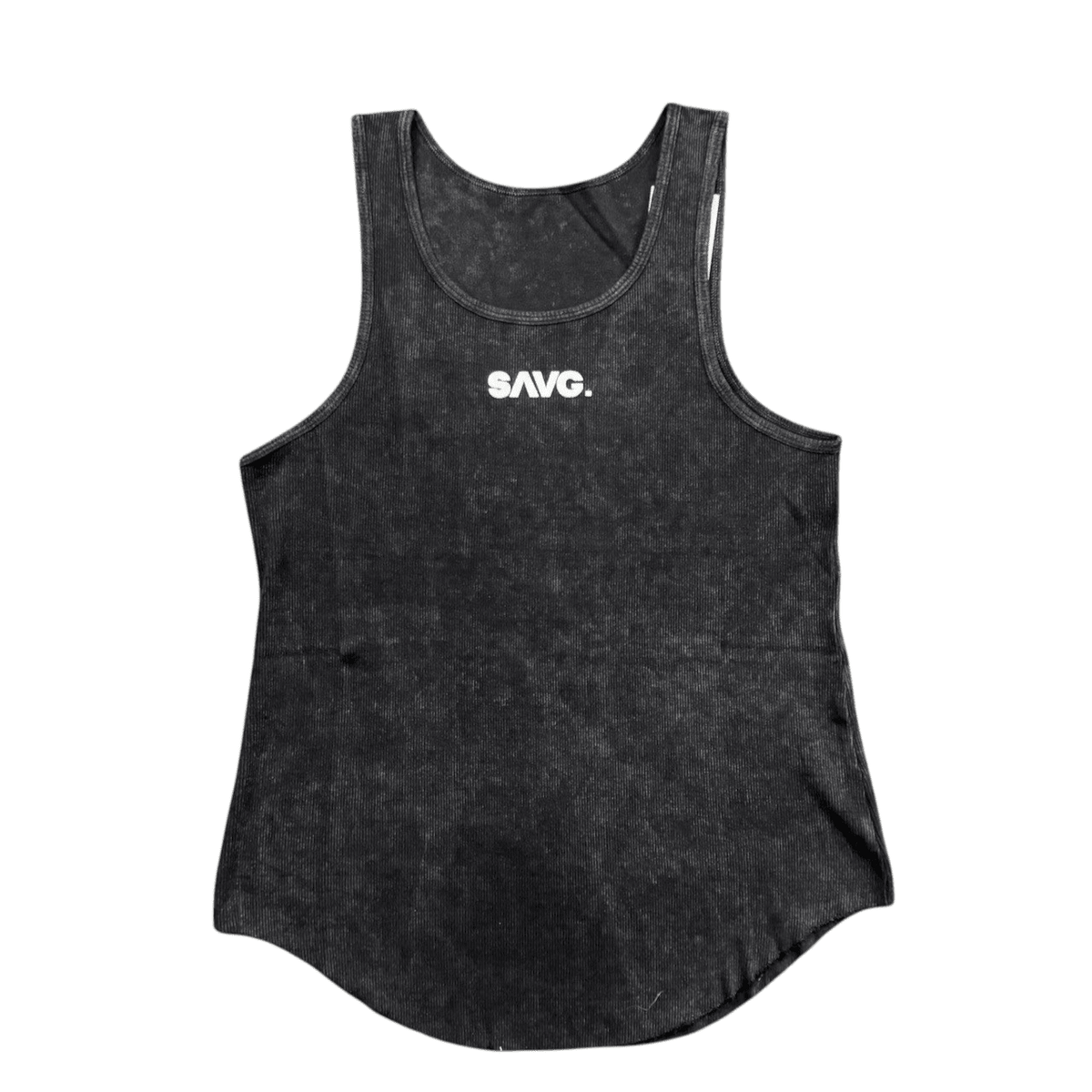 Legacy Muscle Tank- Black Ribbed - SAVG AthleticsSAVG Athletics