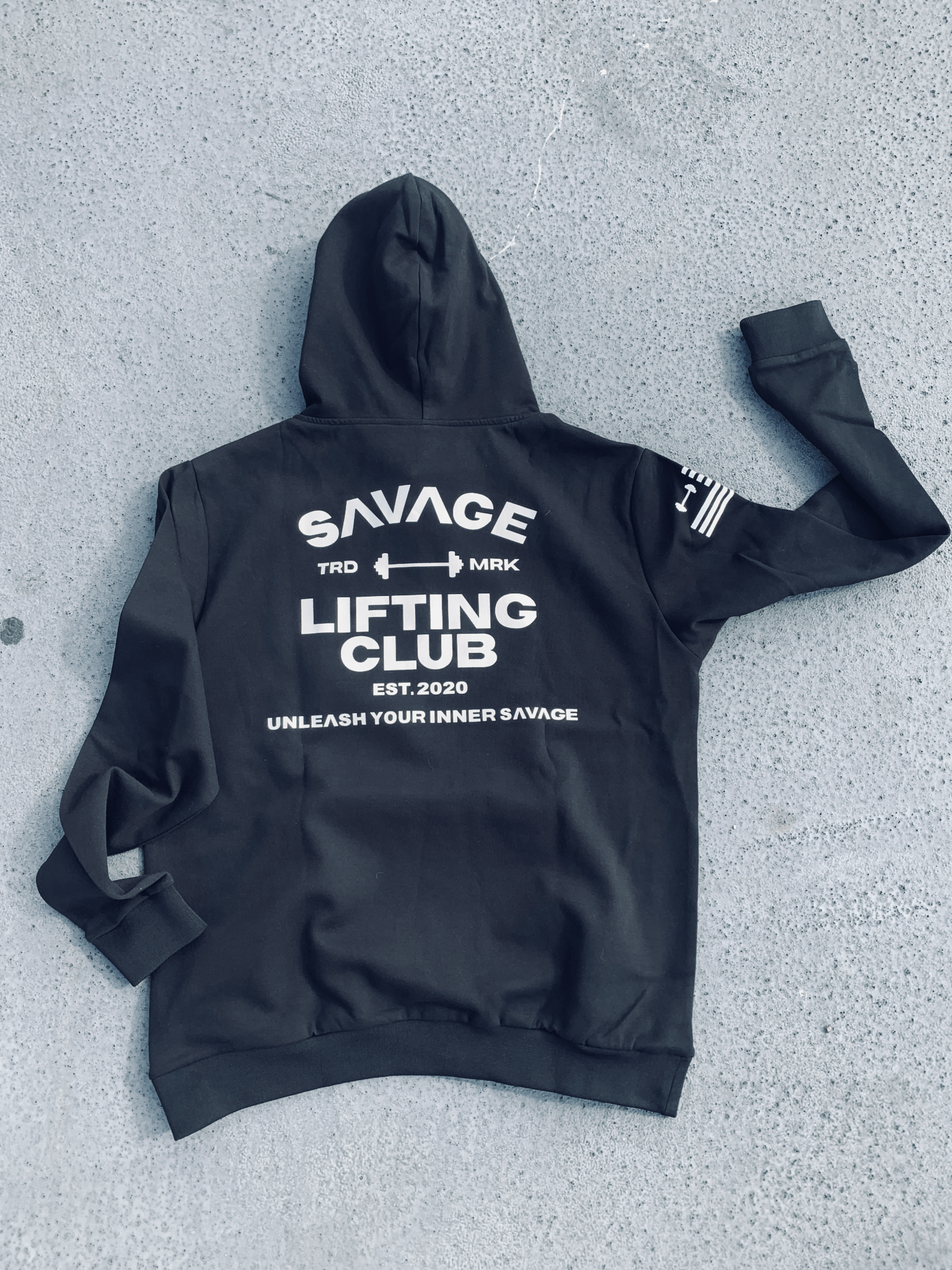 SAVAGE LIFTING CLUB HOODIE. - BLACK - SAVG AthleticsSLCHB01