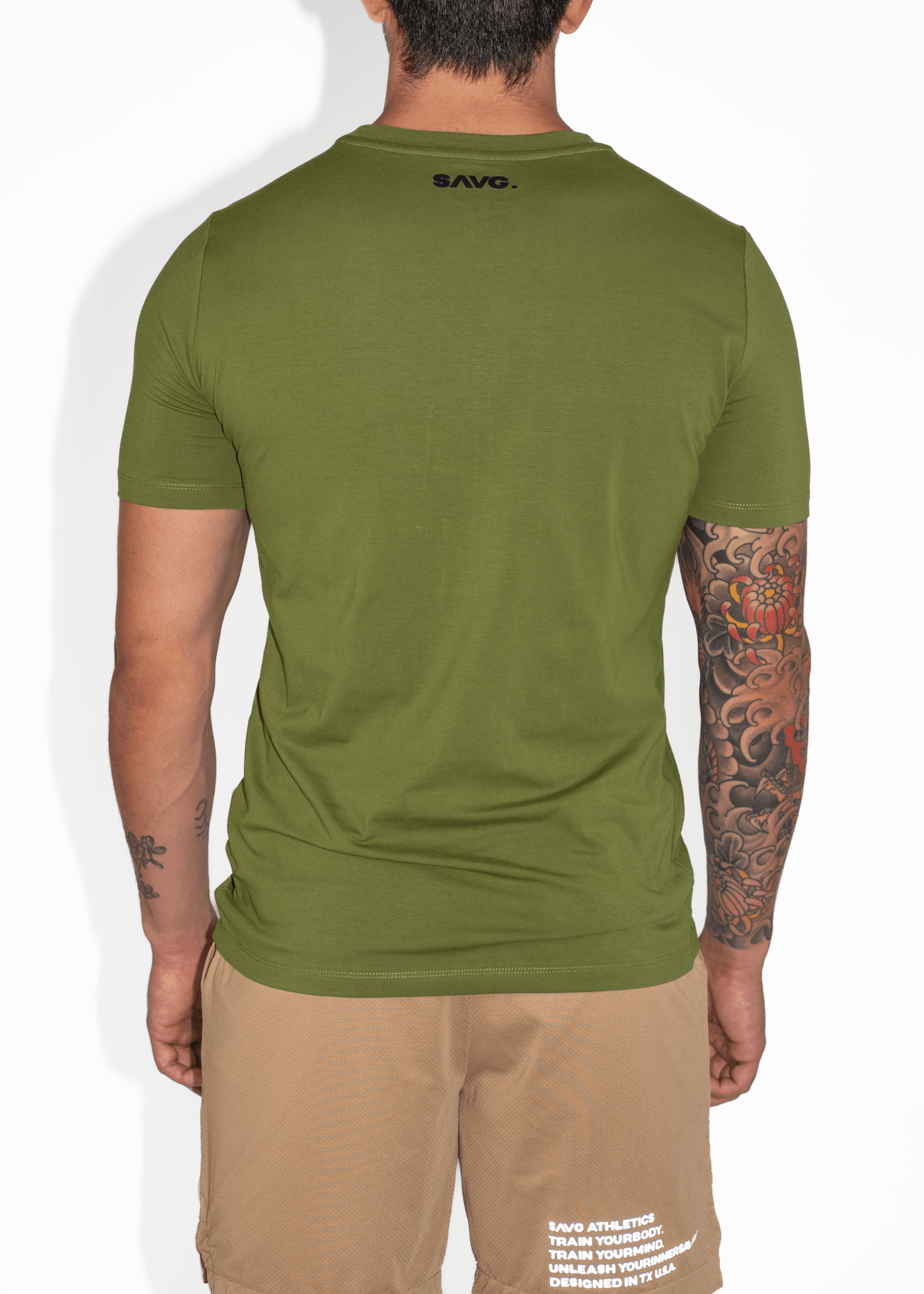 SAVG CLASSIC TEE. - ARMY GREEN - SAVG AthleticsSAVGG01