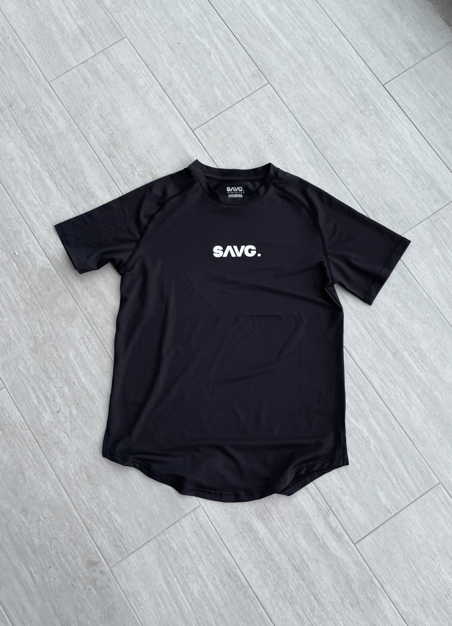 SAVG TECH TEE. - BLACK - SAVG AthleticsSAVGTTB01