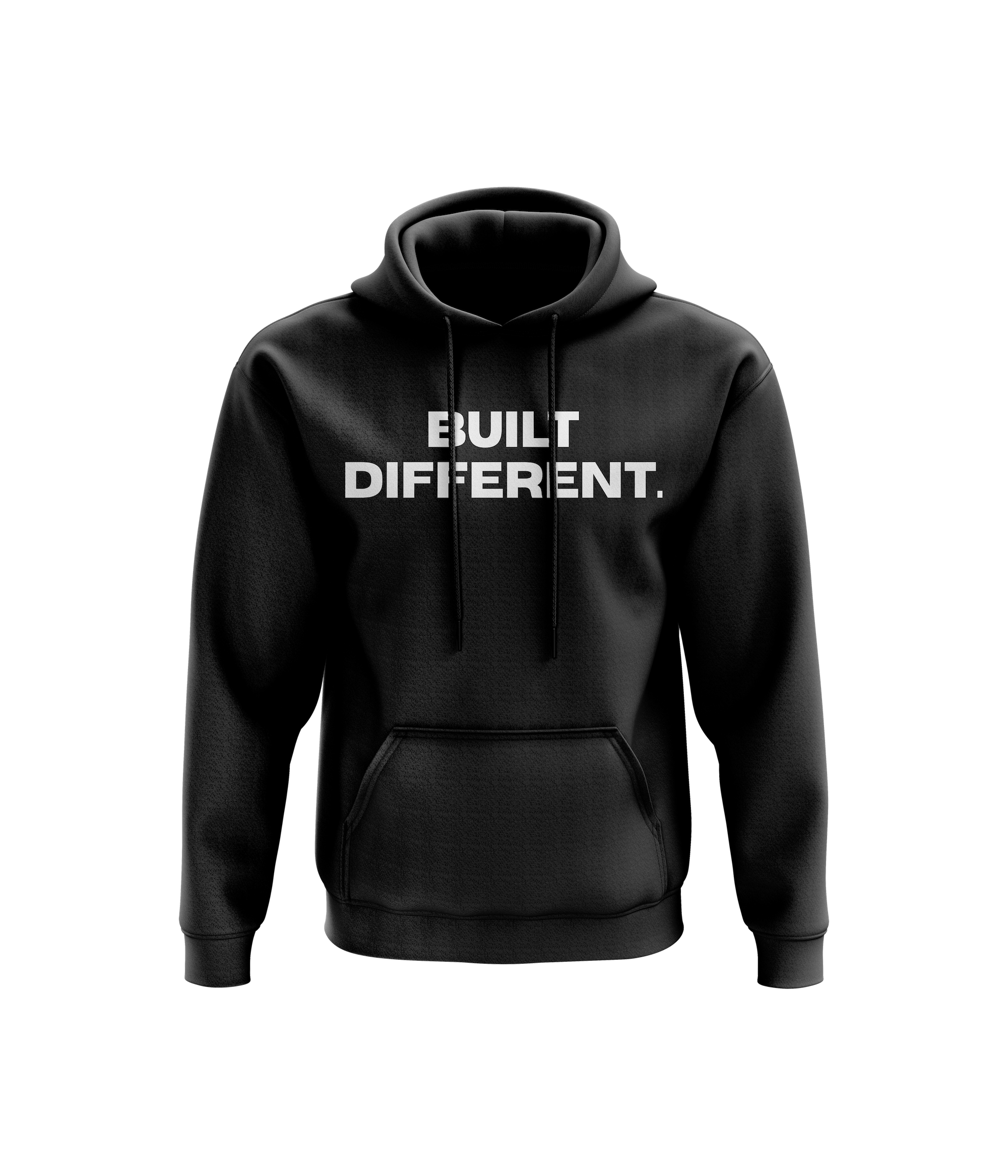 Built Different Hoodie Front