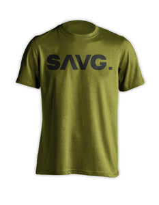 SAVG CLASSIC TEE. - ARMY GREEN