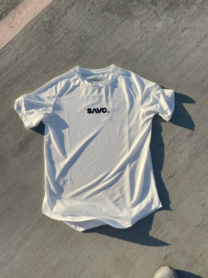 SAVG TECH TEE. - WHITE