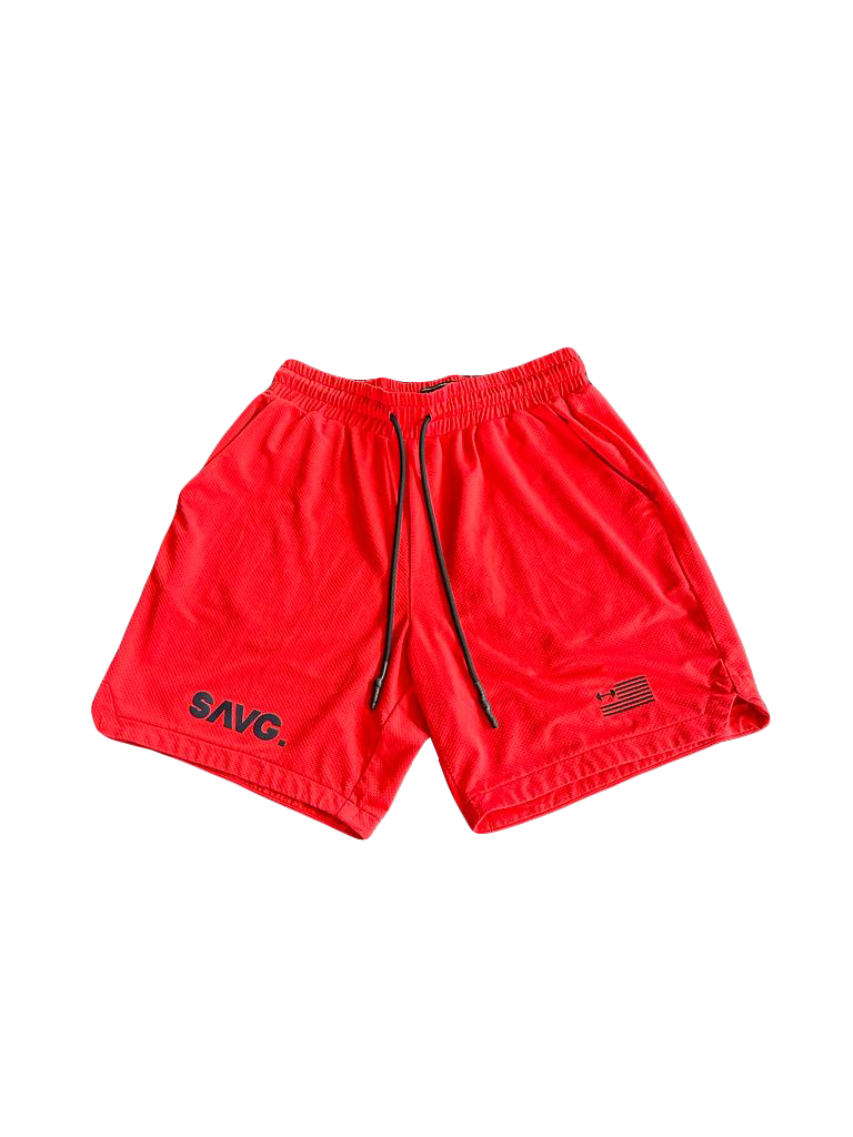 Red Crusher Shorts Front