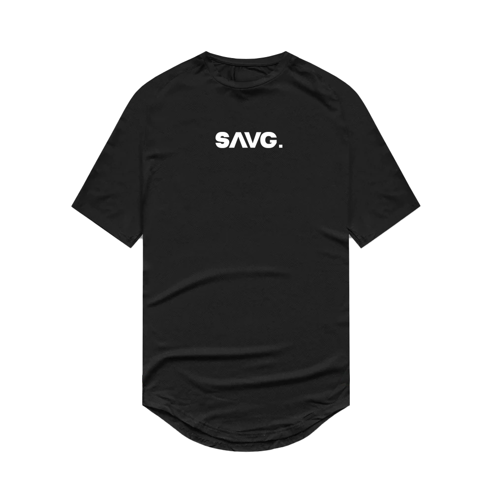 SAVG TECH TEE. - BLACK