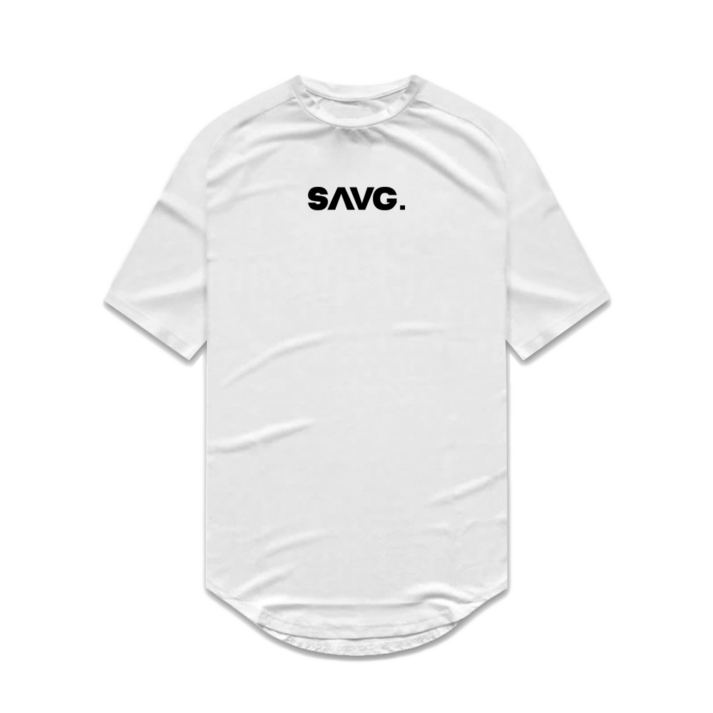 SAVG TECH TEE. - WHITE