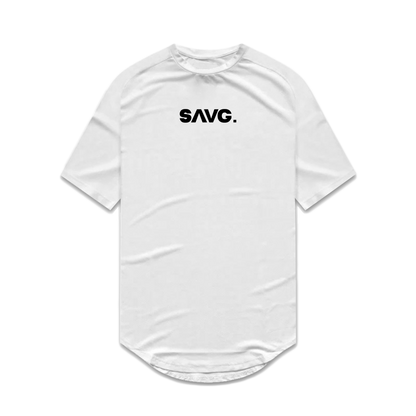 SAVG TECH TEE. - WHITE